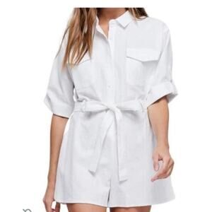 Emory Park button down romper women's size M